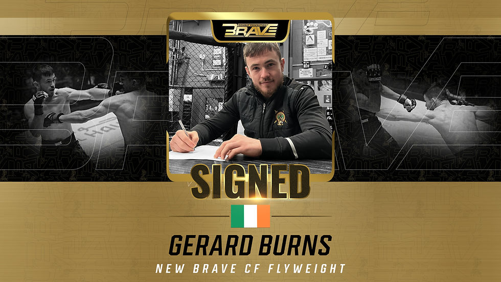 BRAVE CF signs Irishman Gerard Burns