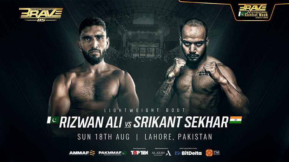 BRAVE CF 85 Pakistan Main Event