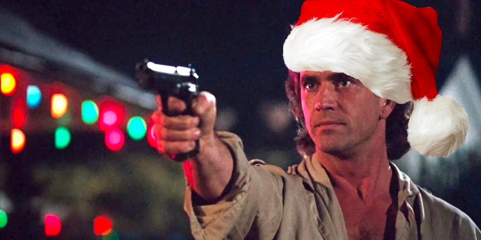 Mel Gibson with a gun