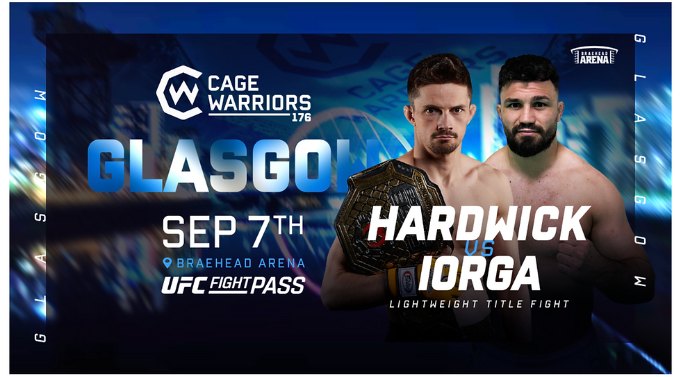 Hardwick vs Iorga Title Bout Set for Cage Warriors 176