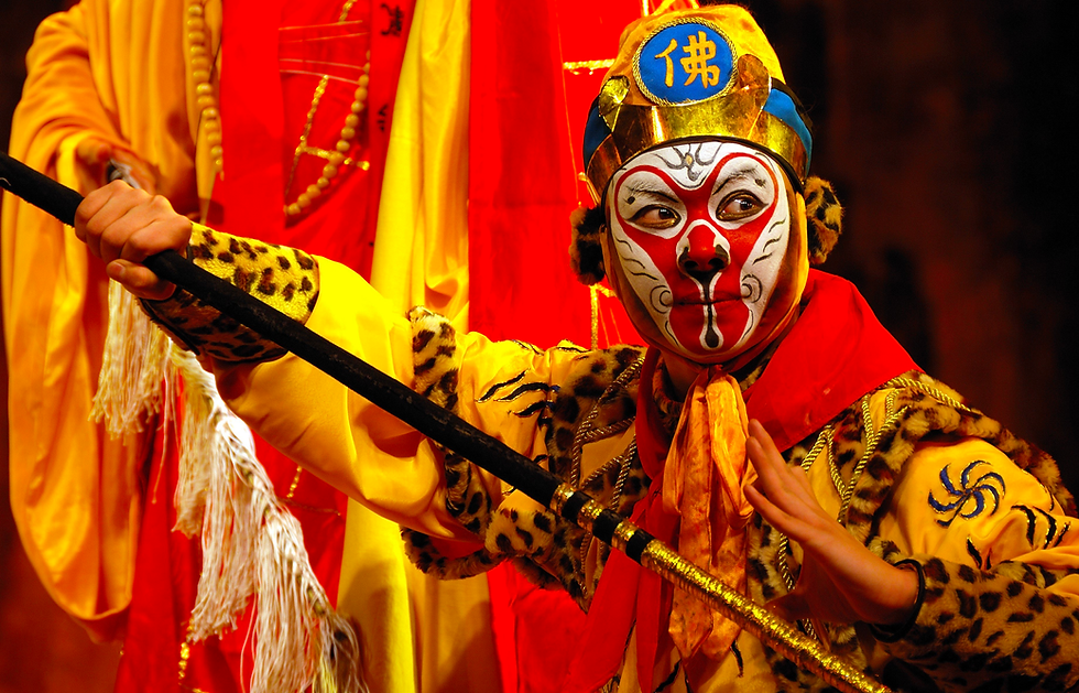 Monkey in an opera in Beijing