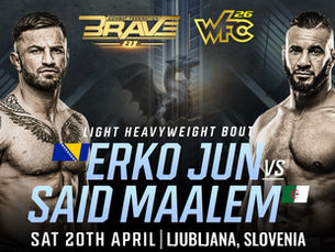 BRAVE CF Kicks Off 2024 with a Smash: Light Heavyweight Main Event Set between Erko Jun vs. Said Maalem at BRAVE CF 81 in Slovenia