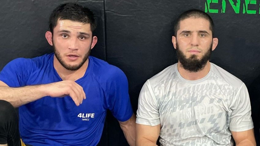 Ramazan and Islam Makhachev UFC after traning