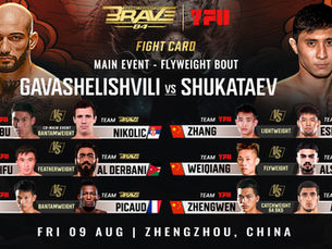 Full Fight Card Revealed for BRAVE CF 84, China -- to Feature Top Chinese Talent Against International Stars + a Flyweight Main Event to Look Out For
