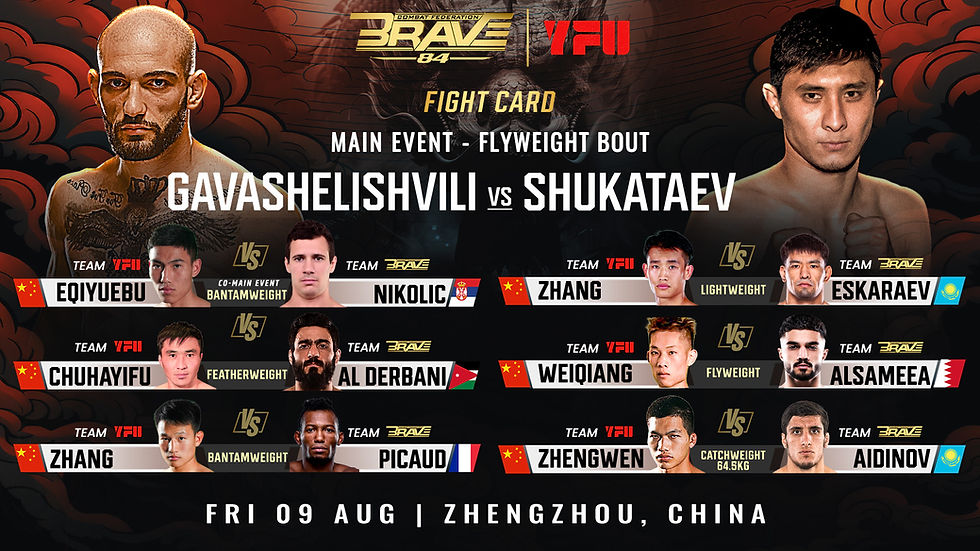 BRAVE CF 84 Fight Card