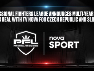 Professional Fighters League announces Multi-Year Media Rights deal with TV Nova for Czech Republic and Slovakia