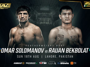 Blockbuster Featherweight bout to headline BRAVE CF 85 in Pakistan, on August 18