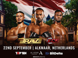 BRAVE CF returns to Netherlands for September 22nd, with standout stars announced for action