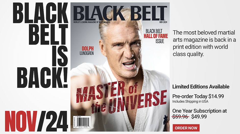 Black Belt Magazine New Edition