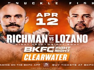 BKFC Fight Night hits Clearwater, Florida on Friday, April 12: Mike Richman vs. Erick Lozano Light Heavyweight Clash Headlines