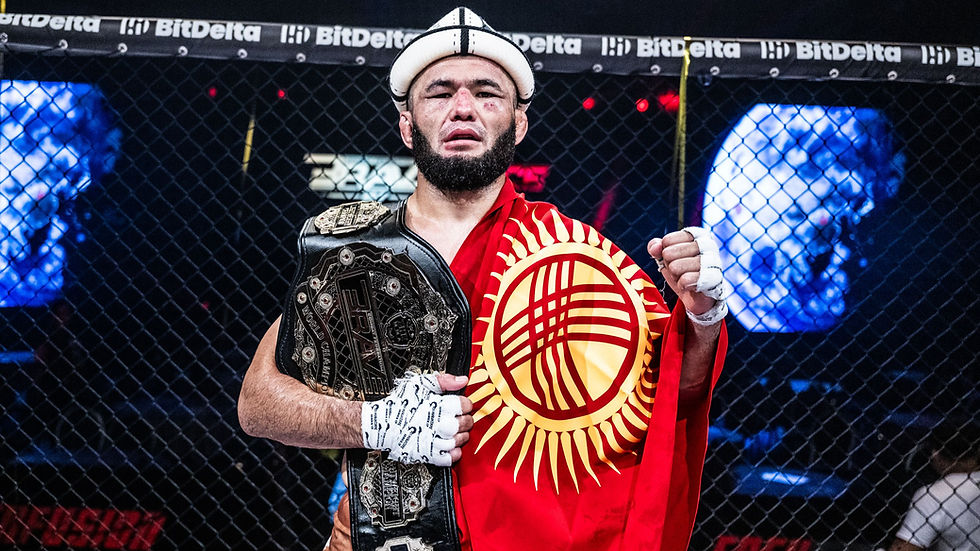 Abdisalam Kubanychbek BRAVE CF Lightweight Champion