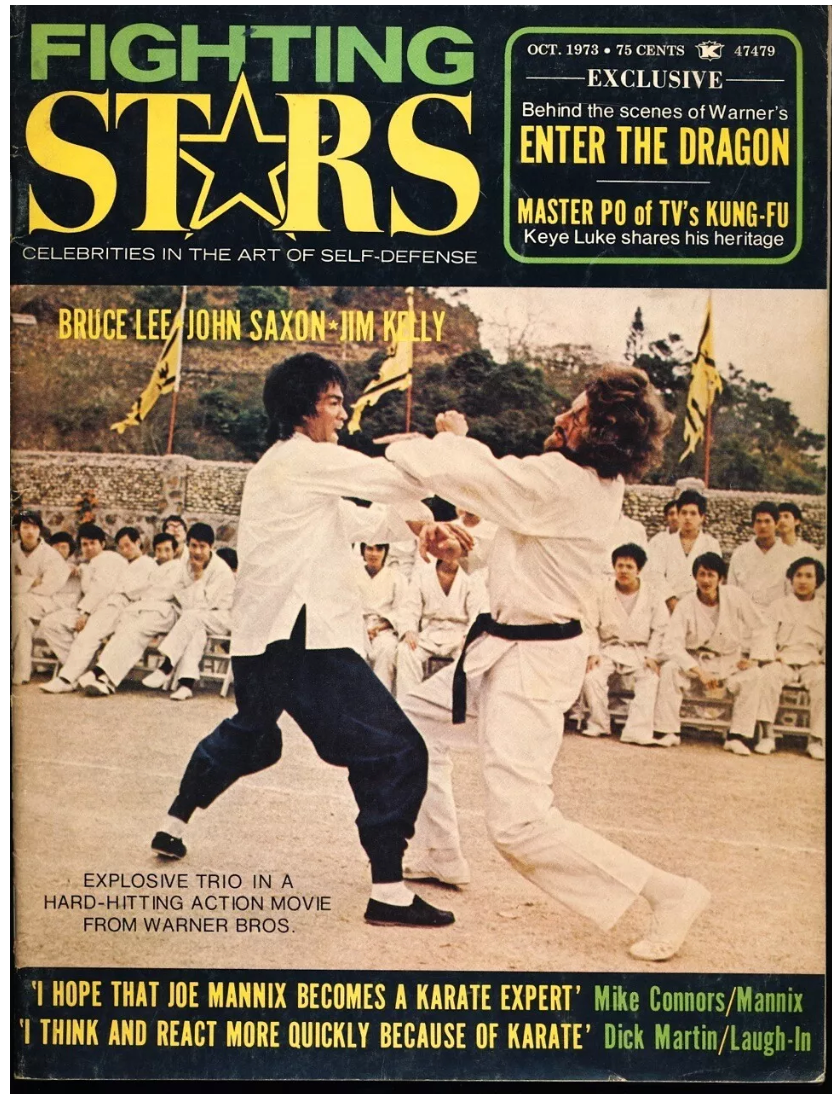 Fighting Stars Magazine with Enter the Dragon