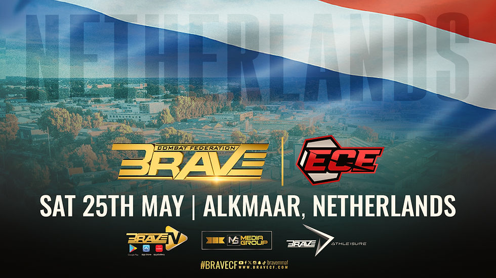 BRAVE CF Netherlands show poster
