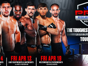 PFL Announces Full Cards for the First THREE 2024 Regular Season Events on April 4, April 12 and April 19