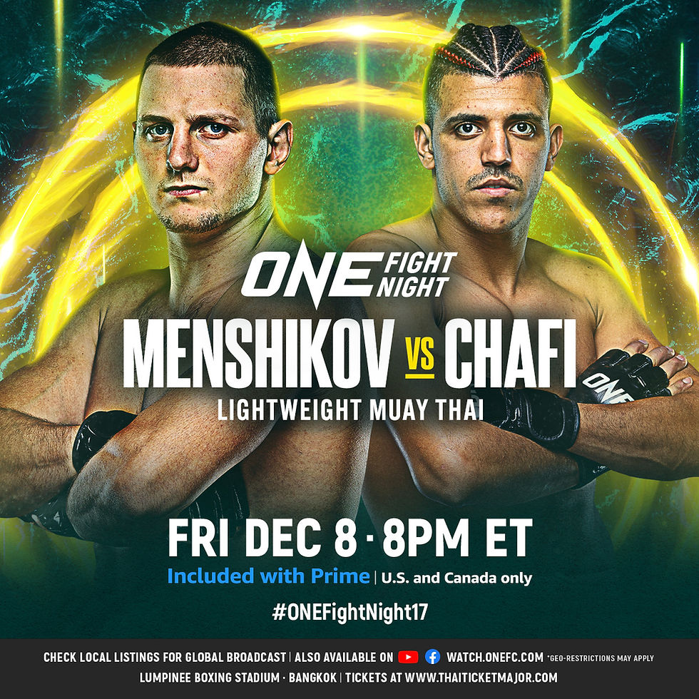 Dmitry Menshikov vs. Mouhcine Chafi (Muay Thai – Lightweight)