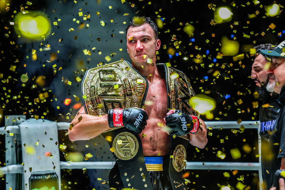 Roman Kryklia Becomes Double-Champ With Knockout Of Alex Roberts In Heavyweight Muay Thai World Title Fight