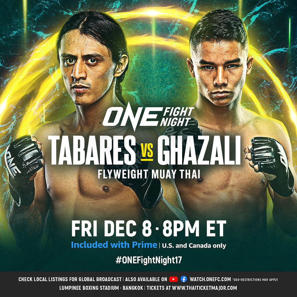 Edgar Tabares Vs Johan Ghazali (Muay Thai – Flyweight)
