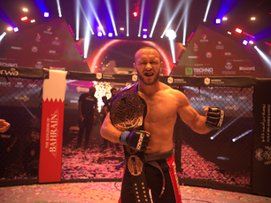 BRAVE CF Super Welterweight champion Marcin Bandel is not one for wasting time