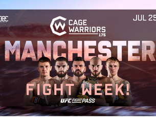 Cage Warriors 175, Manchester: Europe's Premier MMA Event Returns on July 25, 2024, with Title Fights and Rising Stars