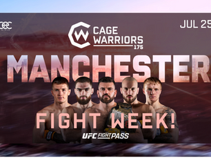 Cage Warriors 175, Manchester: Europe's Premier MMA Event Returns on July 25, 2024, with Title Fights and Rising Stars