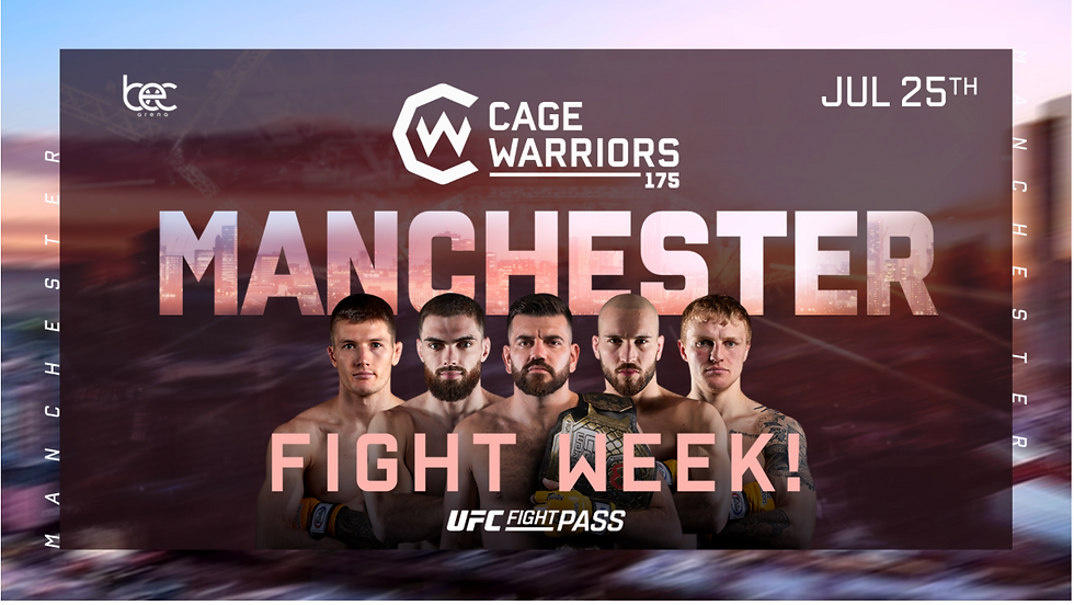 Cage Warriors 175 Manchester