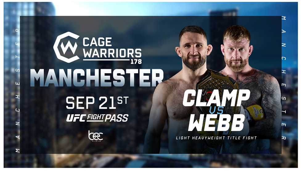 Cage Warriors 178 Main Event poster