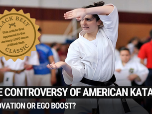 The Controversy of American Karate Kata: Innovation or Ego Boost?