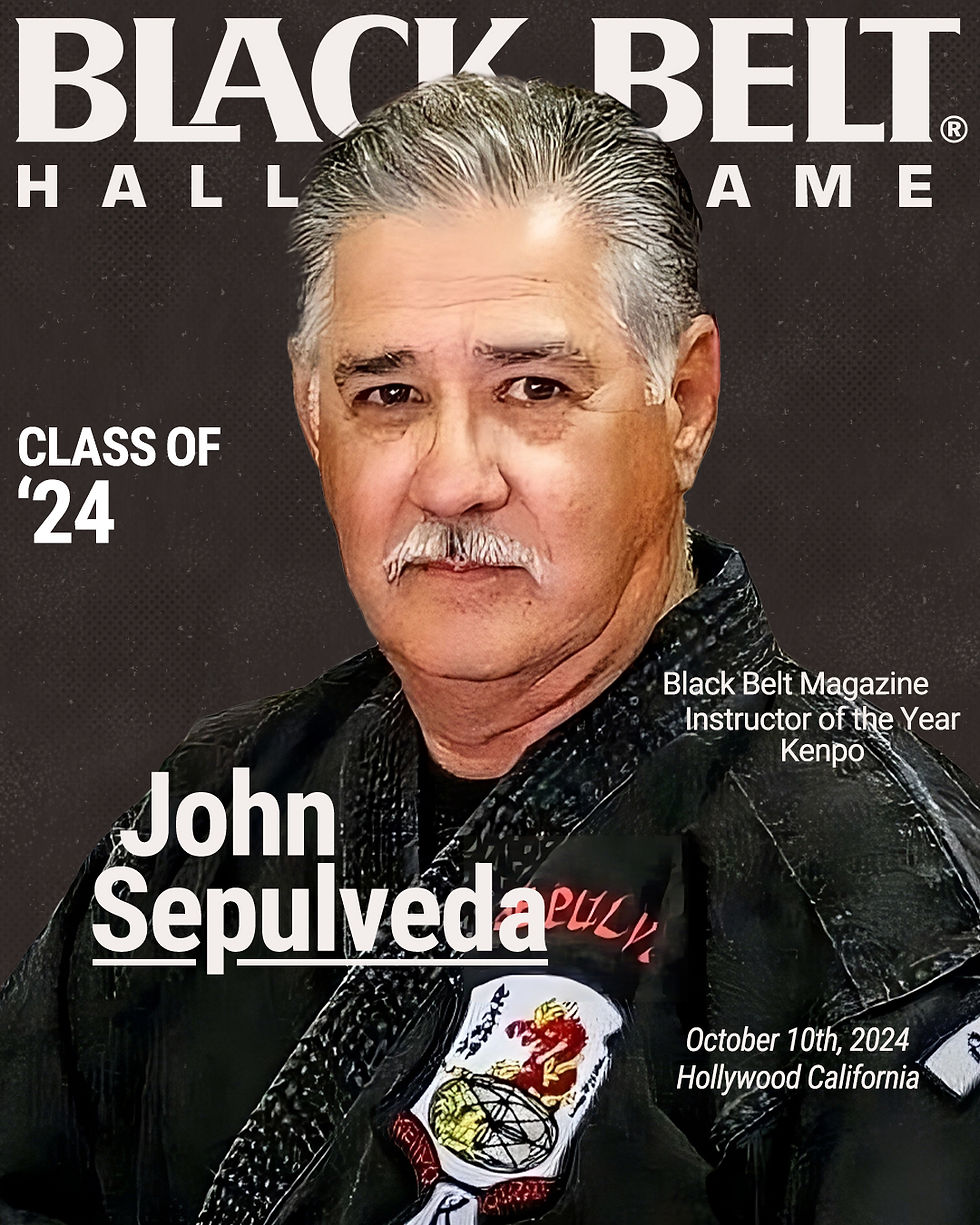 John Sepulveda as Black Belt Magazine Instructor of the Year