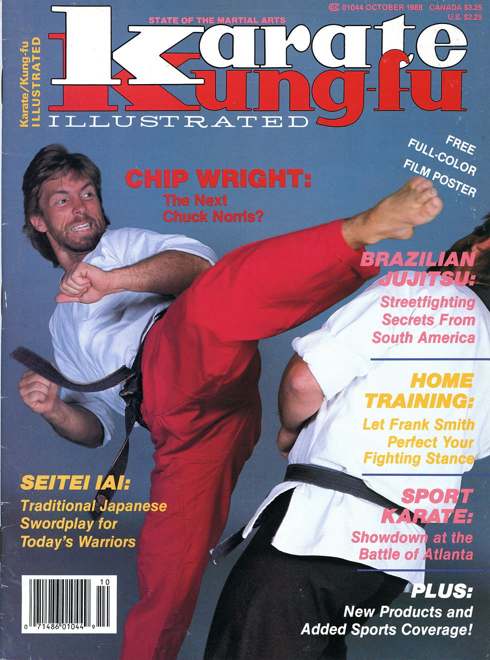 October 1988 cover of Karate/Kung-fu Illustrated 