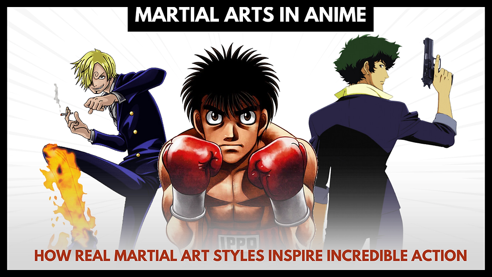 Martial Arts in Anime: How Real Martial Martial Arts in Anime: How Real Martial Art Styles Inspire Incredible ActionArt Styles Inspire Incredible Action