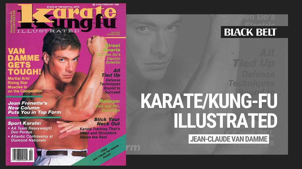 February 1989 cover of Karate/Kung-fu Illustrated