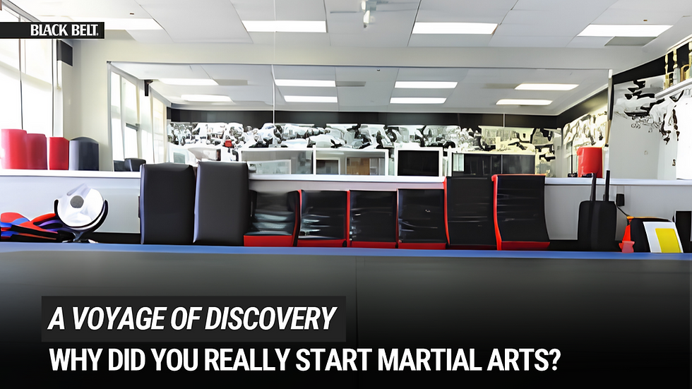 A Voyage of Discovery: Why Students Really Come to the Martial Arts