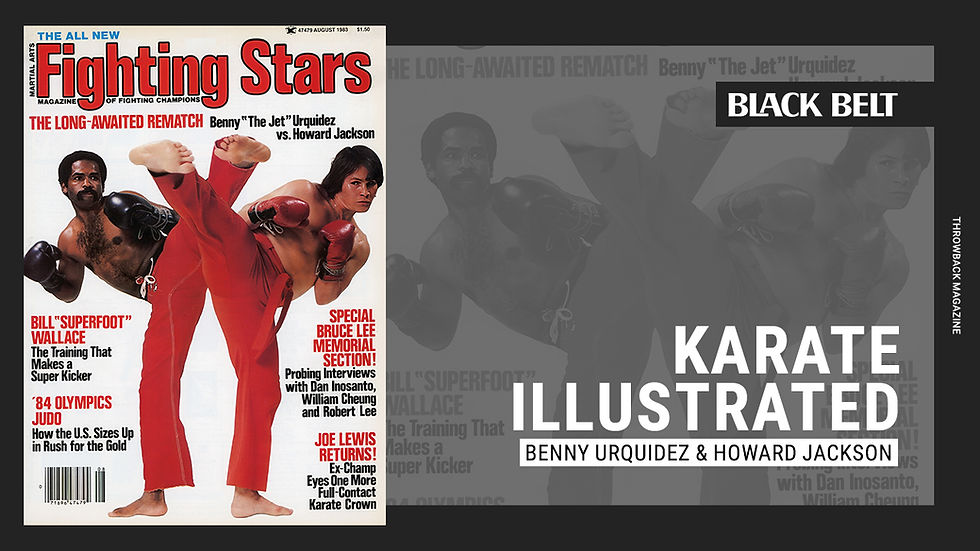 August 1983 cover of Fighting Stars