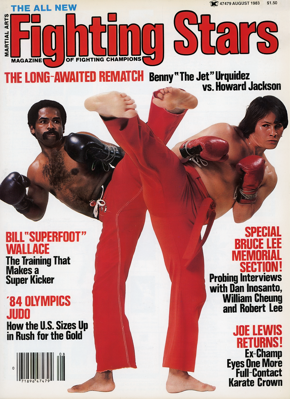 August 1983 cover of Fighting Stars