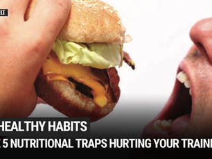 Unhealthy Habits: The 5 Nutrition Traps That Can Hurt Your Training as a Martial Artist