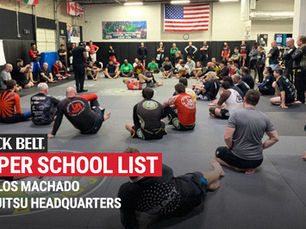 Black Belt Super School List: Carlos Machado Jiu-Jitsu Headquarters