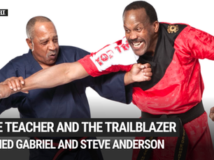 The Teacher and the Trailblazer: A Black Belt Throwback to Karate's Orned Gabriel and Steve Anderson