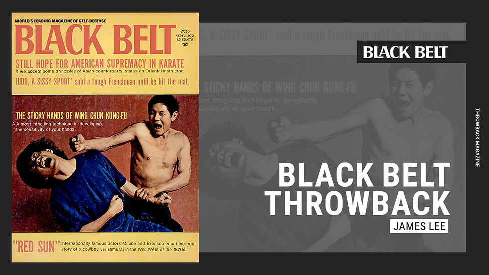 October/November 2021 issue of Black Belt Magazine