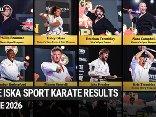 ISKA Releases June Sport Karate Rankings as Top Competitors Hold Their Ground