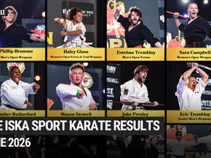 ISKA Releases June Sport Karate Rankings as Top Competitors Hold Their Ground