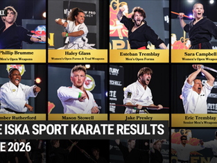 ISKA Releases June Sport Karate Rankings as Top Competitors Hold Their Ground