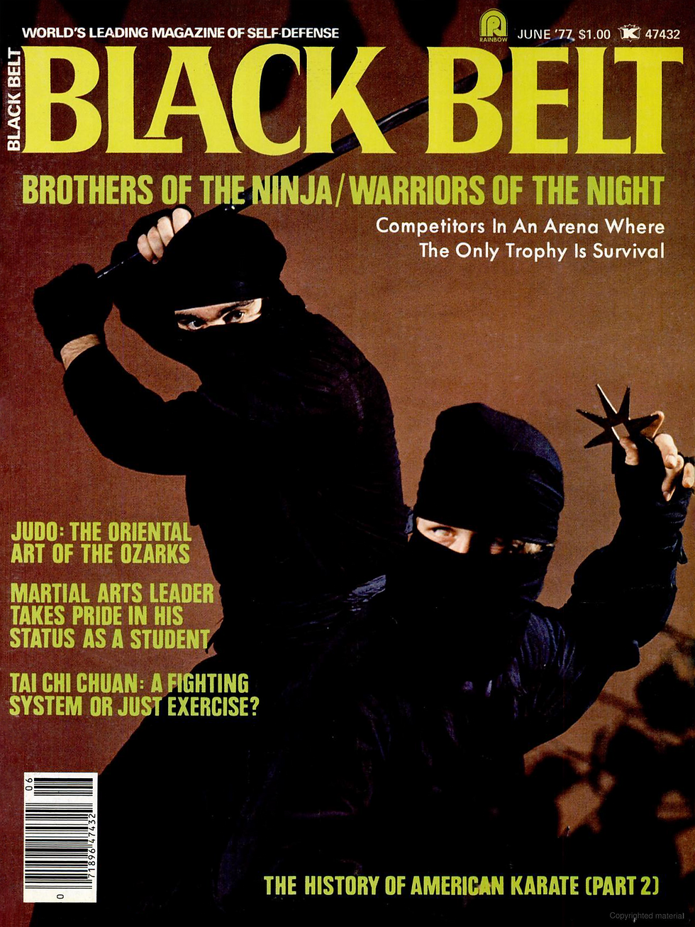 June 1977 cover of Black Belt Magazine
