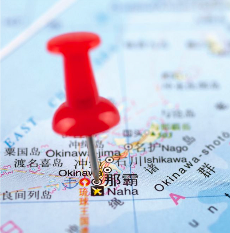 location of okinawa