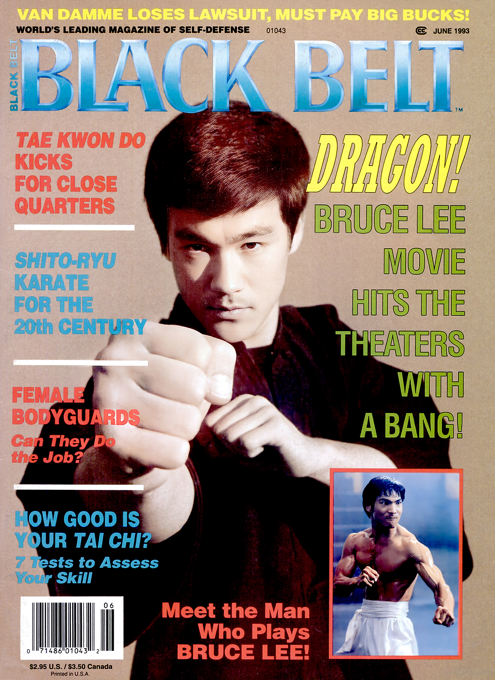 February 1989 cover of Karate/Kung-fu Illustrated