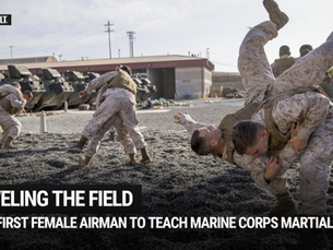 Leveling the Field: The First Female Airman to Become a Marine Corps Martial Arts Program Instructor
