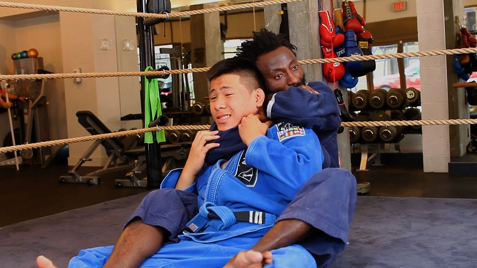 Rear naked choke