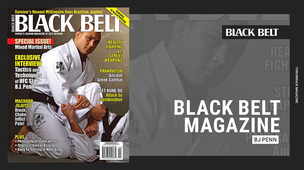 June 2007 issue of Black Belt Magazine