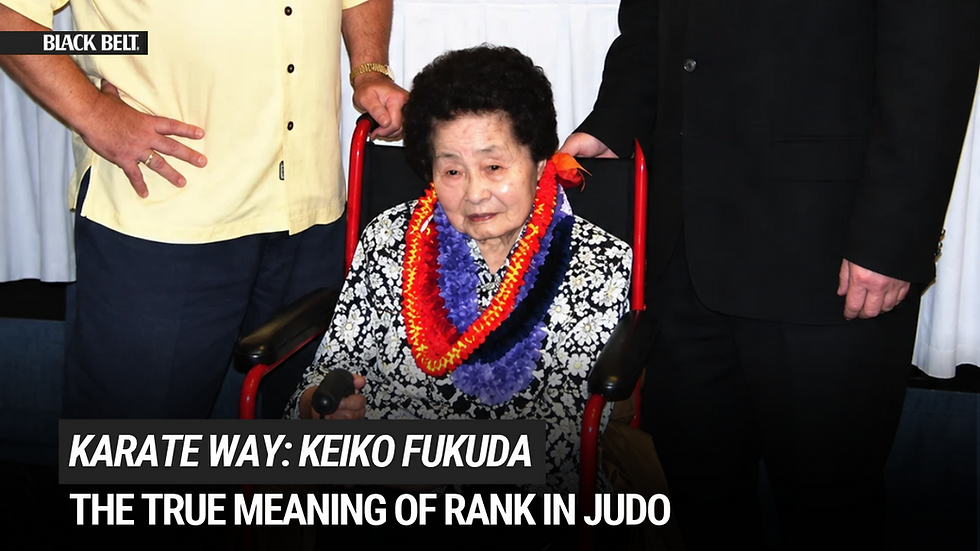 Judo Legend Keiko Fukuda: When Rank Matters Less Than the Martial Art
