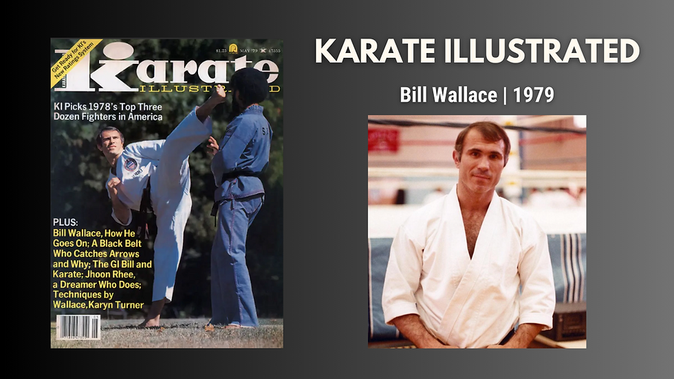 Karate Illustrated Bill Wallace