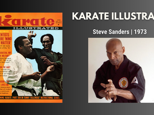 Karate Illustrated Cover Story Throwback: Steve Sanders 1973